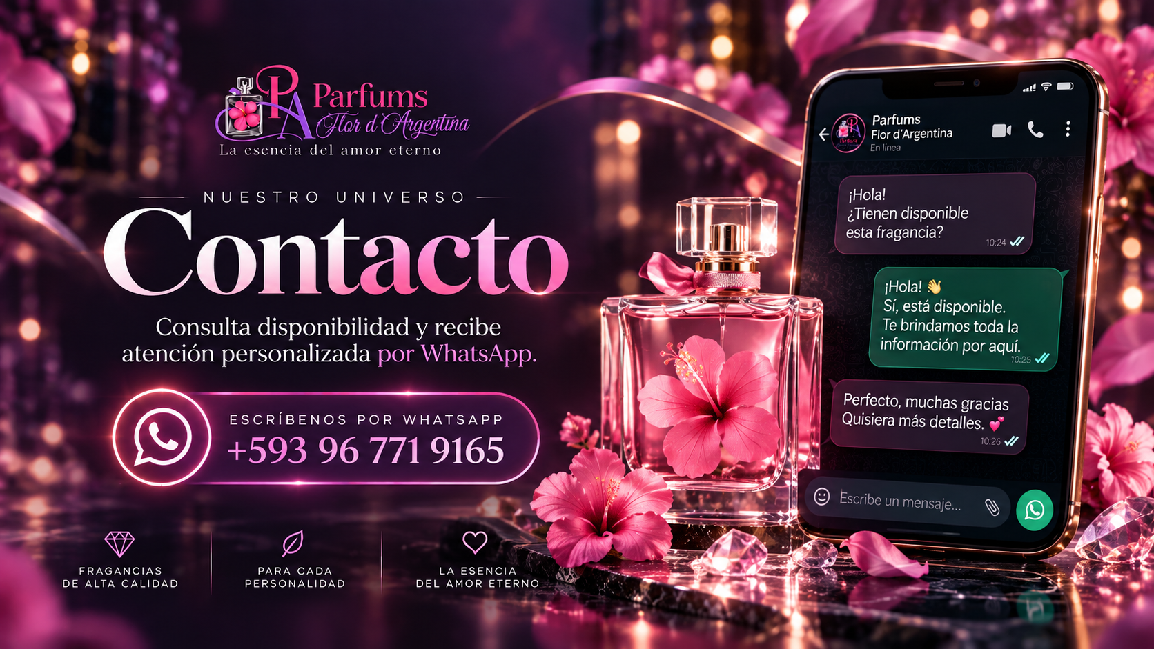 Contacto con Parfums Flor d’Argentina